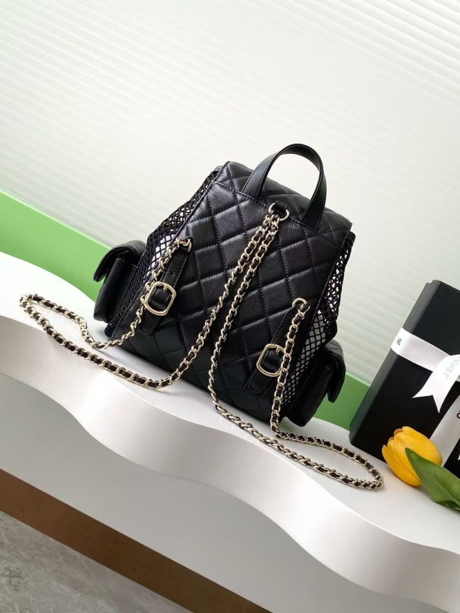 CHANEL-MESH-SHINY-LAMBSKIN-BAG-WOMEN