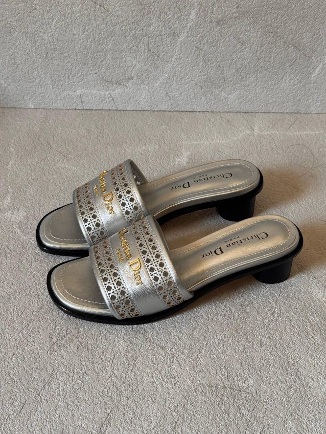 Dior D-Lane Heeled Slide