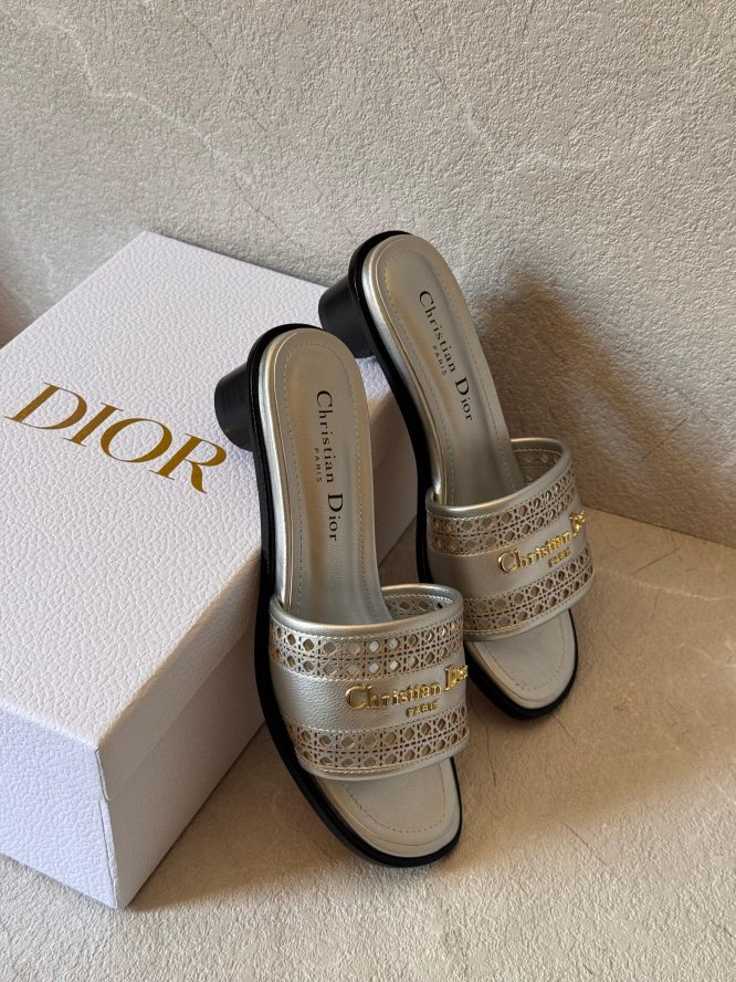 Dior D-Lane Heeled Slide