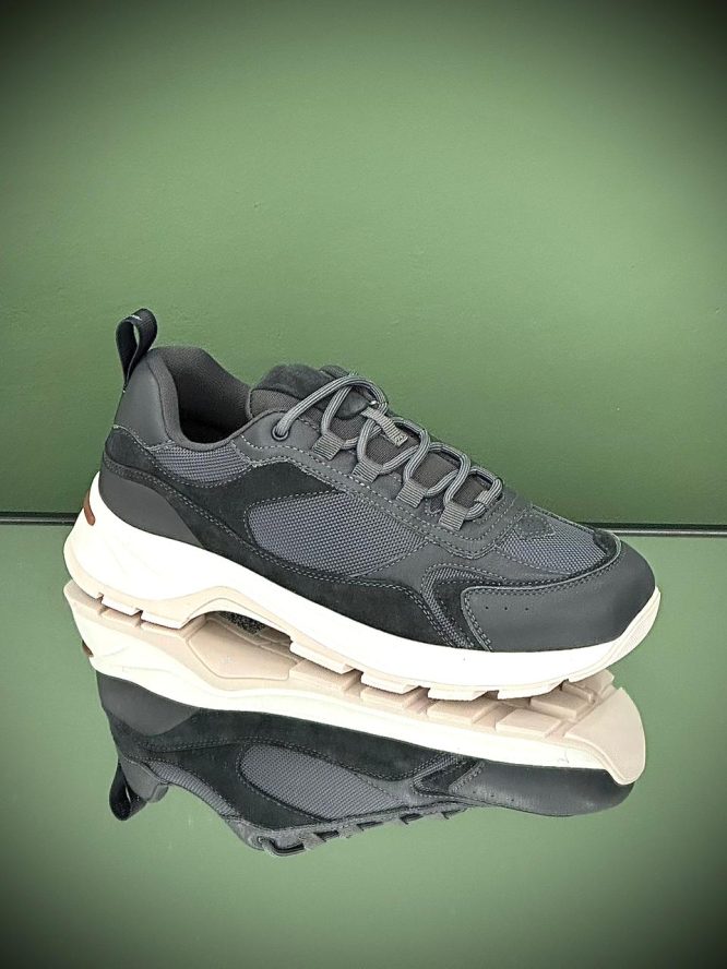 Loro Piana Cairn Walk Micro Tech Mesh Film Suede Man