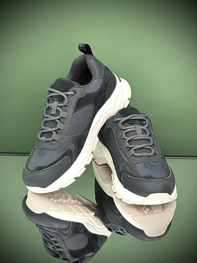 Loro Piana Cairn Walk Micro Tech Mesh Film Suede Man