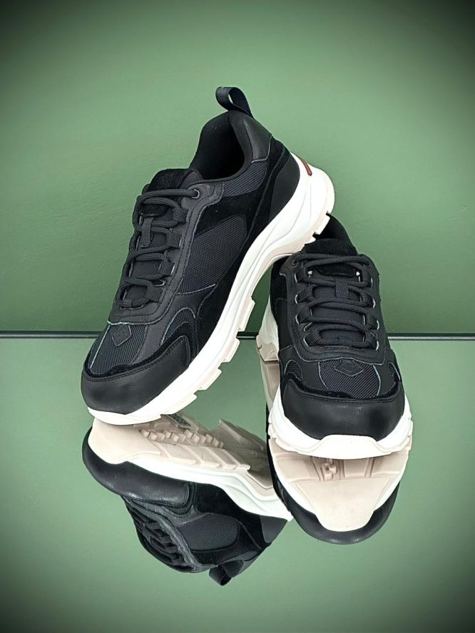 Loro Piana Cairn Walk Micro Tech Mesh Film Suede Man