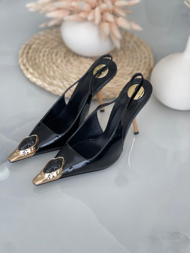 YSL-SLINGBACK PUMPS-HEELS-WOMEN