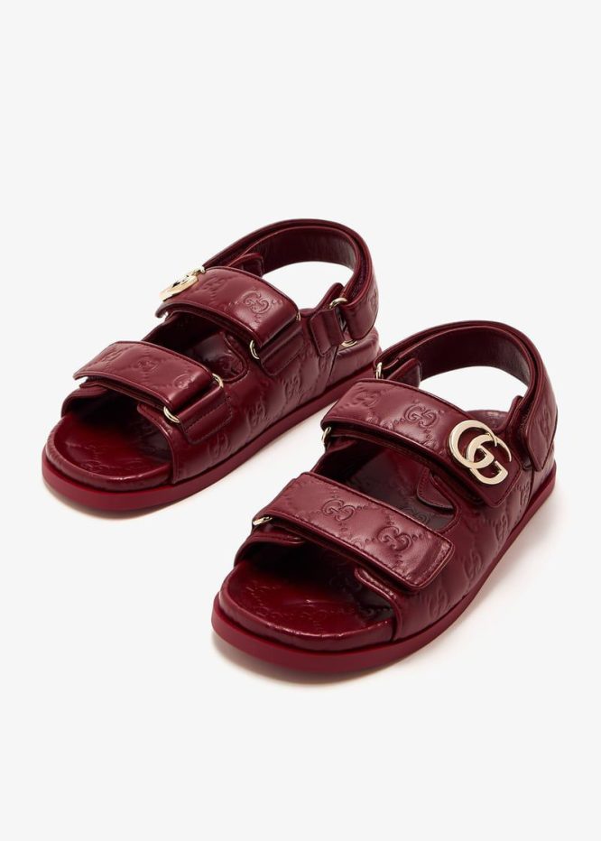 Gucci Marmont Double Sandals  For Women