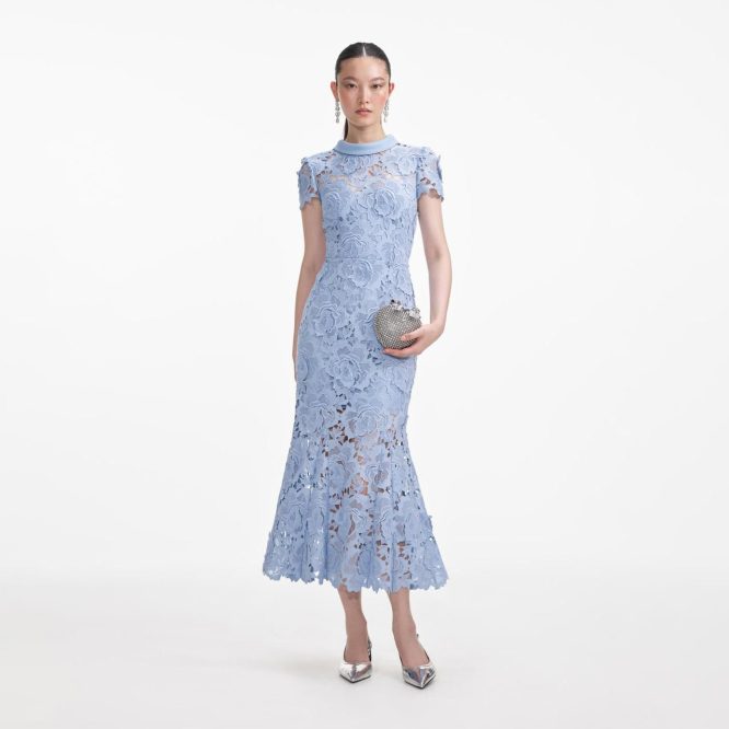 SELF-PORTRAIT LONG DRESS
