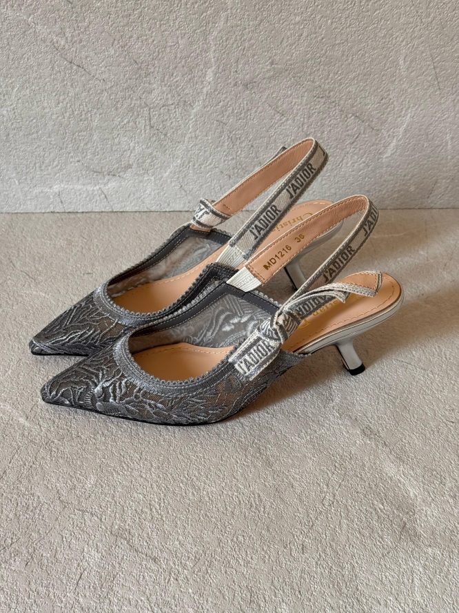 DIOR-SLINGBACK PUMP-J‘ADIOR-HEELS-6.5CM