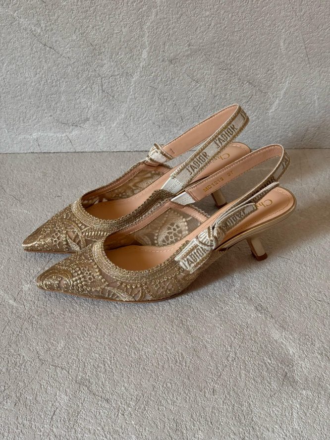 DIOR-SLINGBACK PUMP-J‘ADIOR-HEELS-6.5CM