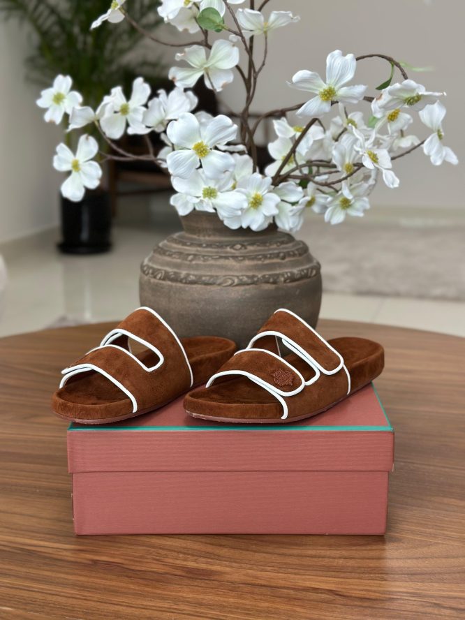 LORO PIANA-SUEDE-SANDALS-WOMEN