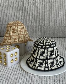 FENDI-RAFFIA-BUCKET-HAT-WOMEN