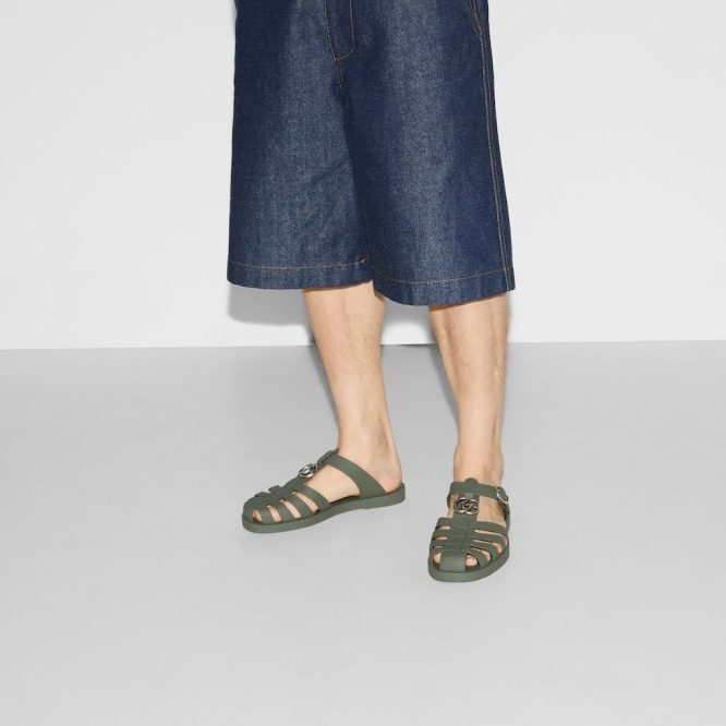 GUCCI-DOUBLE G-MULE-SANDAL-MEN