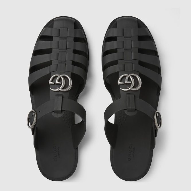 GUCCI-DOUBLE G-MULE-SANDAL-MEN