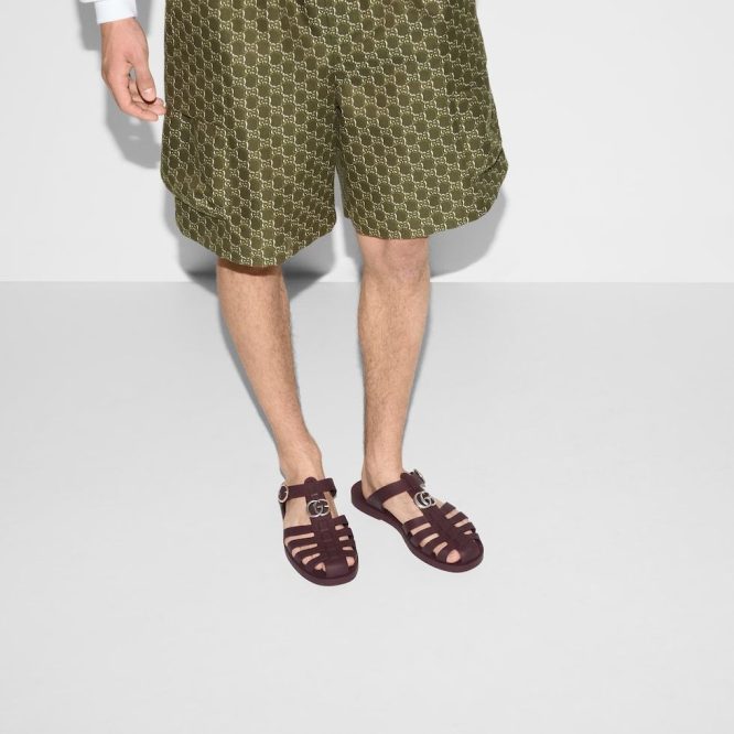 GUCCI-DOUBLE G-MULE-SANDAL-MEN