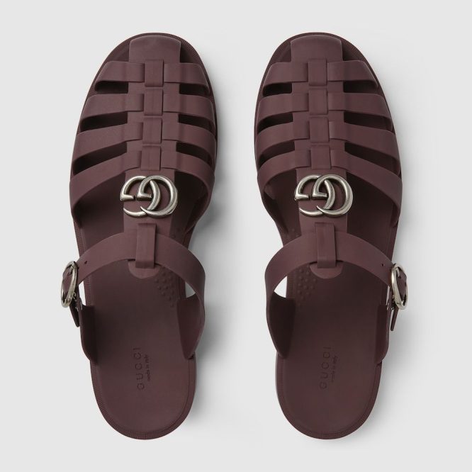 GUCCI-DOUBLE G-MULE-SANDAL-MEN