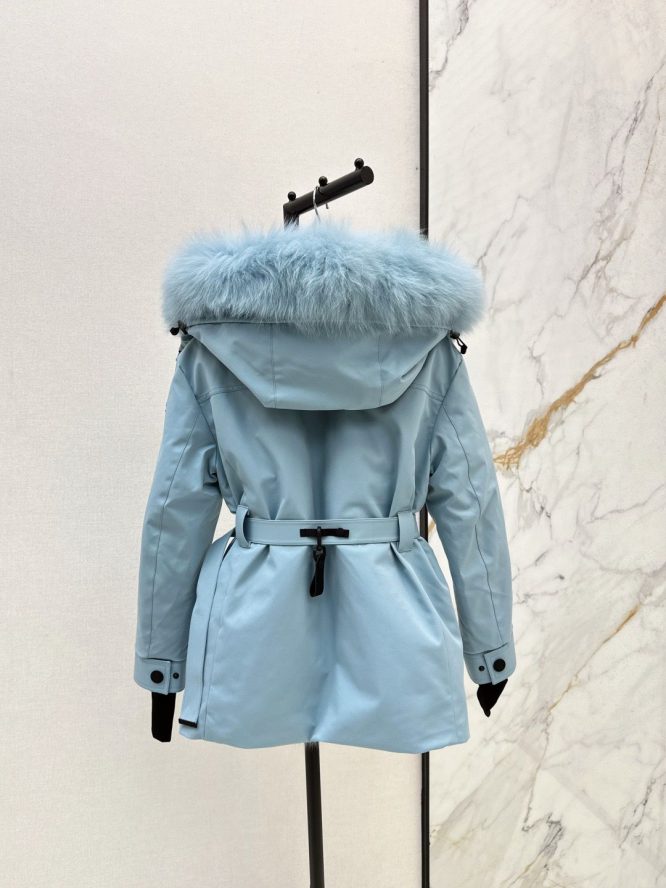 MONCLER-SKI JACKET REAL FUR-WOMEN