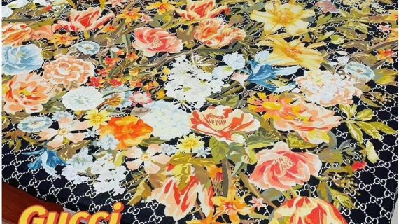 GUCCI-TAYLOR -SILK SCARF