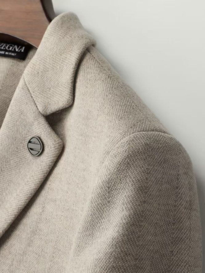 ZEGNA- DOUBLE BREASTED BLAZER-MEN
