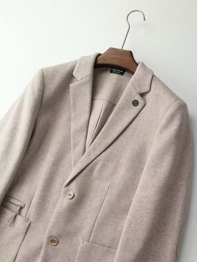 ZEGNA- DOUBLE BREASTED BLAZER-MEN