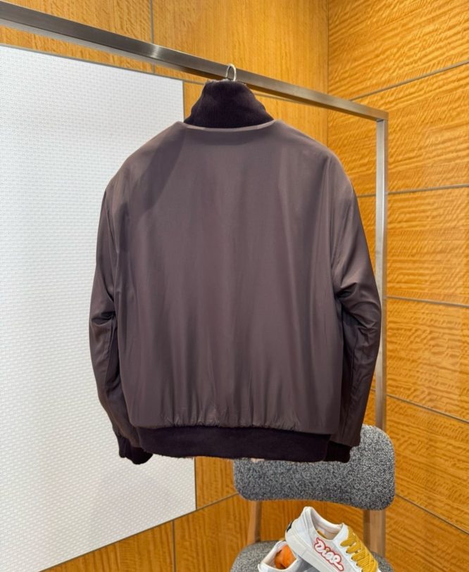 LOUIS VUITTON- REVERSIBLE FLEECE BLOUSON-JACKET