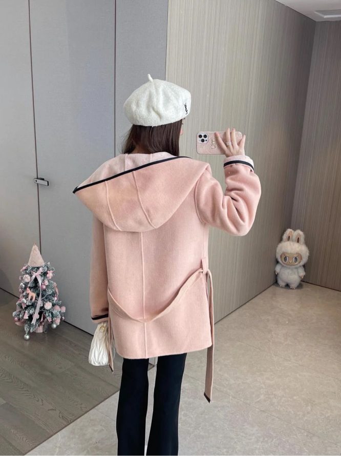 LOUIS VUITTON- LADYS CASHMERE-DOUBLE SIDE-JACKET