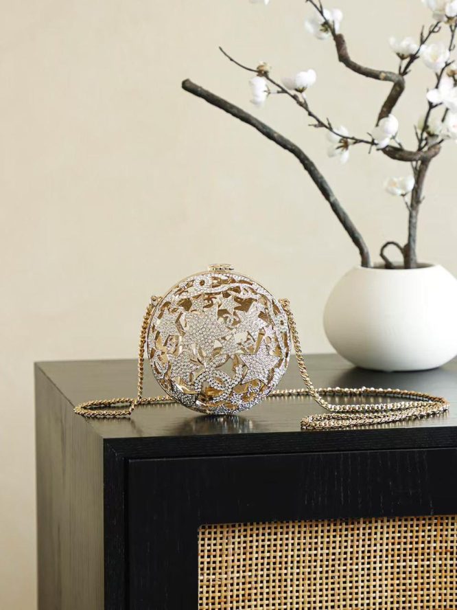 CHANEL- SPHERICAL HARD EVENING- BAGS