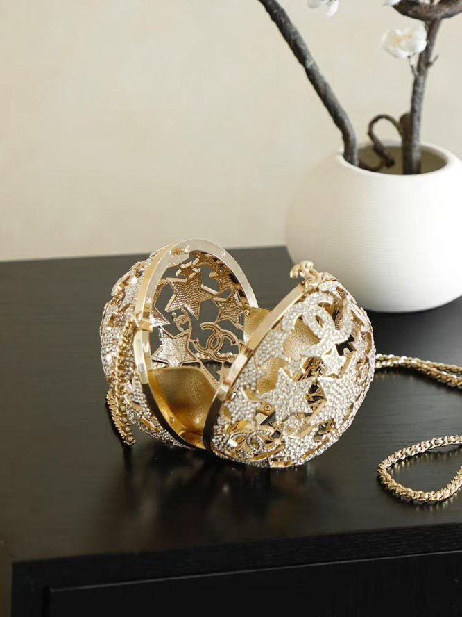 CHANEL- SPHERICAL HARD EVENING- BAGS