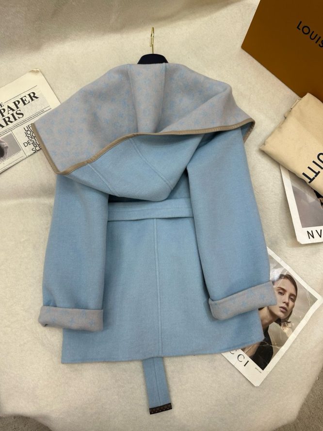 LOUIS VUITTON- LADYS CASHMERE-DOUBLE SIDE-JACKET