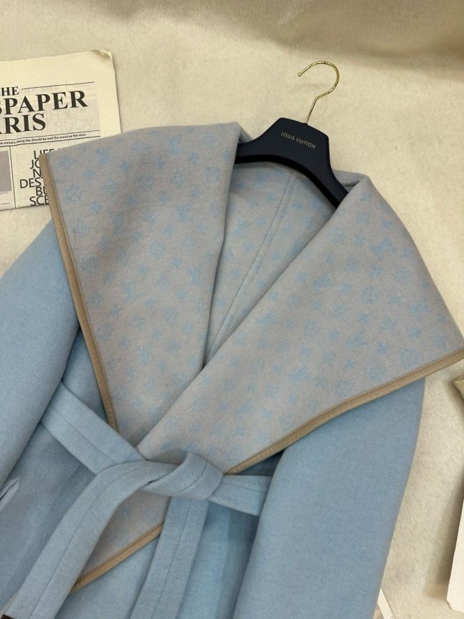 LOUIS VUITTON- LADYS CASHMERE-DOUBLE SIDE-JACKET