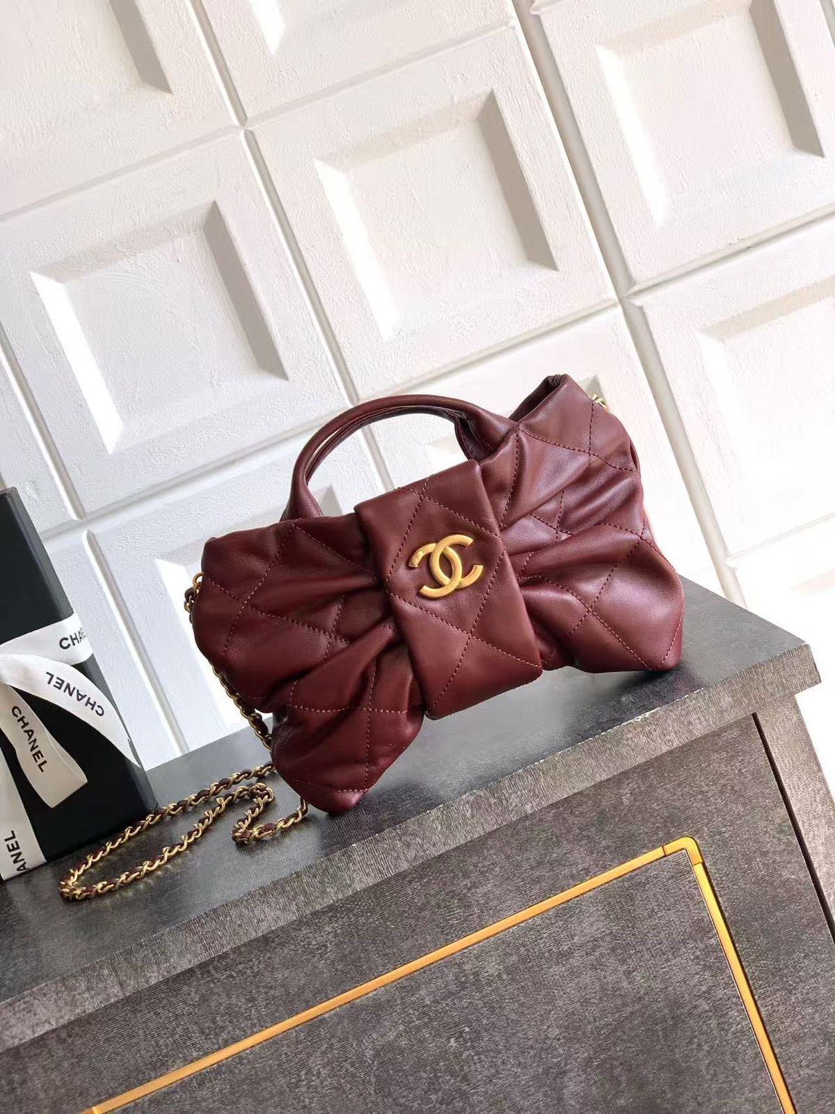CHANEL-MINI BOW- BAG